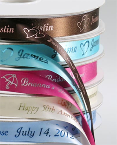 continuous personalized ribbon