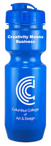 Water Bottle with Flip-Top Lid