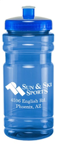 Sport Bottle with Push Pull Lid - 20 oz. - Colors
