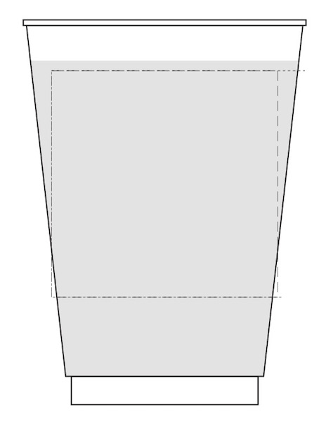 12 oz. Blank Recyclable Paper Cup
