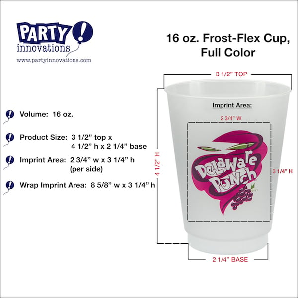 16 Oz Shatterproof Cups - Crazy About Cups
