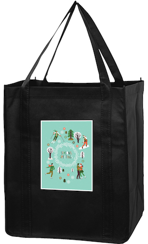 Durable Custom Grocery Tote Bags for Businesses