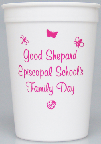 Personalized 16 oz Foam Cups (Online Preview)