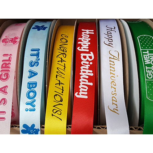 personalized wired ribbon